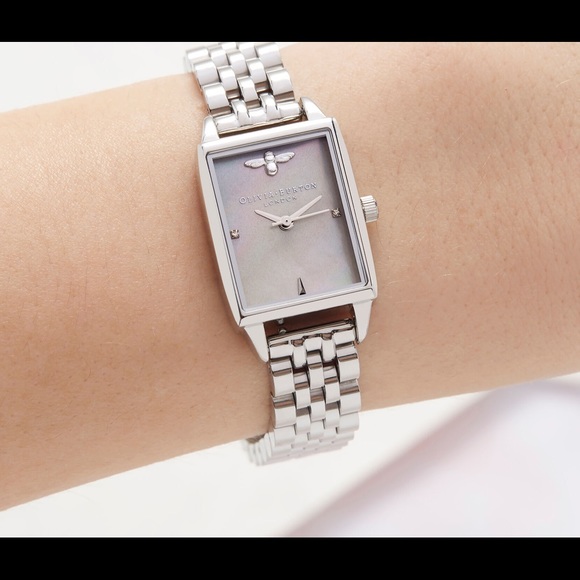 Olivia Burton Bee Hive Mother Of Pearl Watch